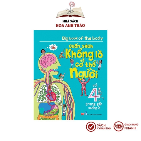 Sách tương tác - Big book Cuốn sách khổng lồ về cơ thể người