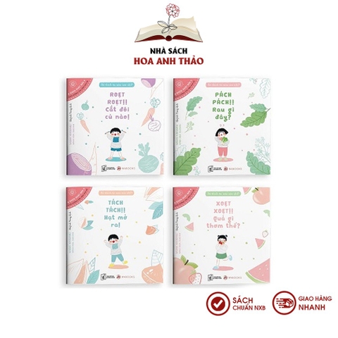 Sách Ehon Nhật Bản Bé thích ăn món gì nhỉ ? (Combo 4 cuốn)