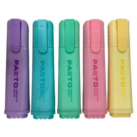 Bút dạ quang màu Pastel nét to Pazto FO-HL009