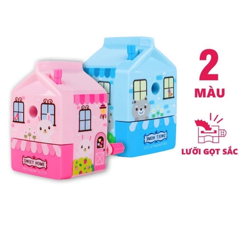 Chuốt chì quay tay Deli 0724 hình ngôi nhà