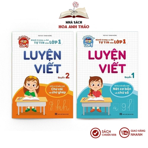 Sách - Luyện viết (Quyển 1 và quyển 2) hỗ trợ bé trong quá trình tập viết