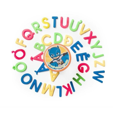 Bộ Chữ Số Dấu và Hình Học Antona Có Nam Châm Gắn Bảng từ siêu nhân