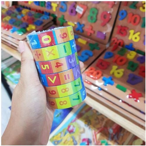 combo 100rubick bằng gỗ cho bé