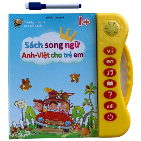 Sách Nói Điện Tử Song Ngữ Anh- Việt - Cho Bé Từ 1- 7 Tuổi