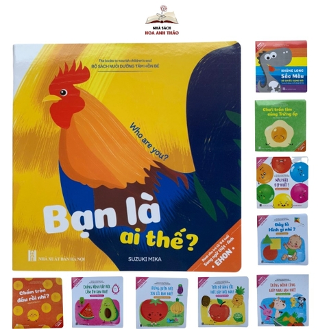 Sách Ehon Song ngữ Việt Anh Cho Bé từ 0 đến 6 tuổi có File nghe quét mã QR