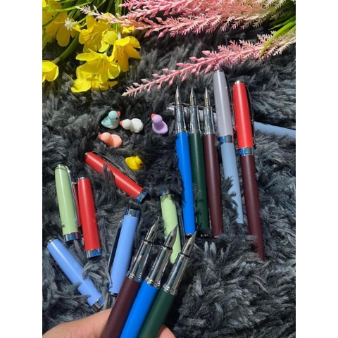 Bút máy luyện chữ đẹp ngòi lá tre, tách đôi ouwengu 878