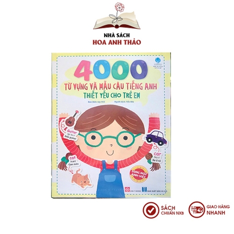 Sách 4000 từ vựng và mẫu câu tiếng anh thiết yếu