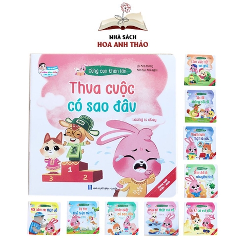 Sách - Ehon Cùng Con Khôn Lớn ( Bộ 10 cuốn )