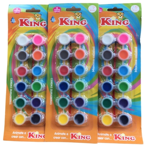 Màu nước - Màu vẽ acrylic tô tượng bộ 12 màu kèm 1 cọ vẽ