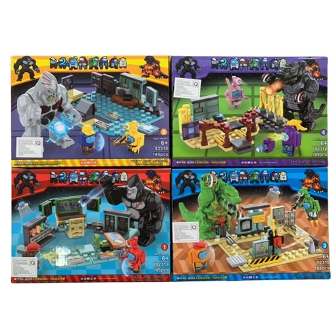 Lego Xếp Hình Lego Among Us Mẫu Mới siêu đẹp145-149 chi tiết
