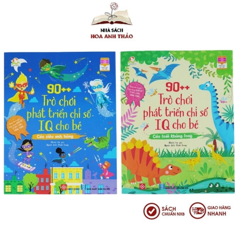 Sách - 90++ trò chơi phát triển chỉ số IQ cho bé