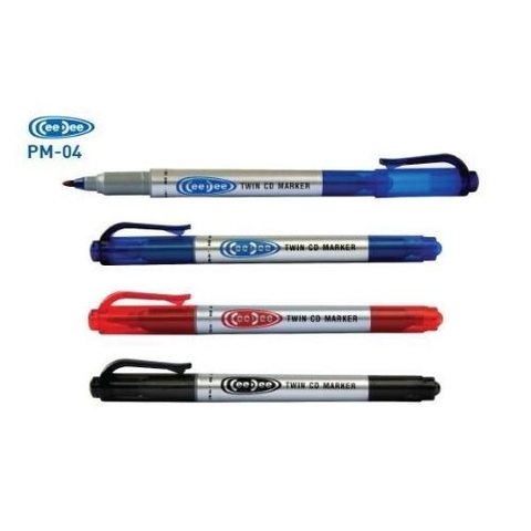 Bút Lông Dầu Thiên Long 2 Đầu Nhỏ PM -04