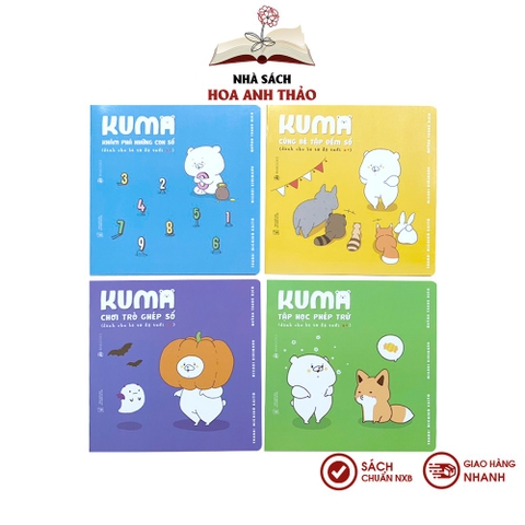 Sách - Ehon Kuma làm quen với môn toán cho bé từ 2-6 tuổi