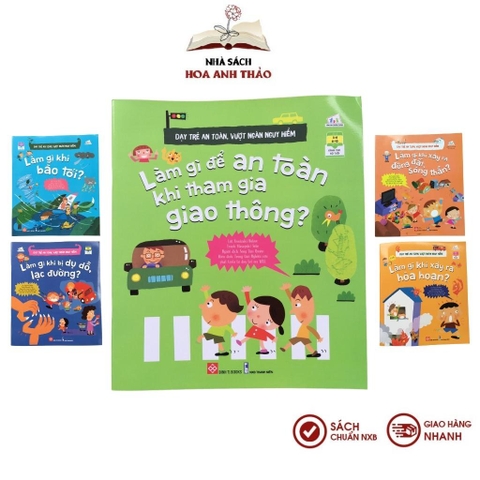 Sách - Dạy trẻ an toàn, vượt ngàn nguy hiểm (bộ 5 cuốn)