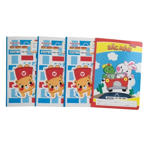 Vở oly sắc màu cao cấp Hải Tiến 48 trang - 4 oly