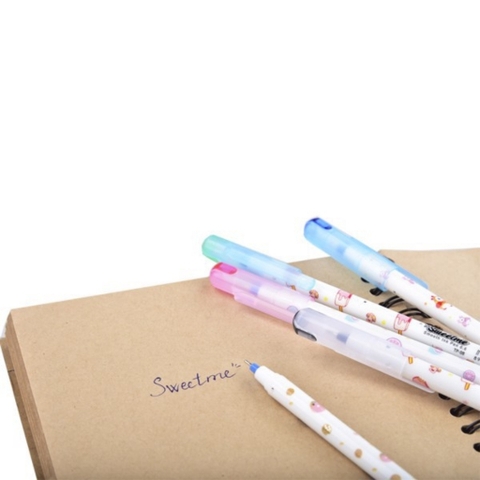 5 Bút bi đen cute - Bút đùn Sweet Me Điểm 10 TP