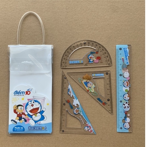 Bộ Thước Kẻ Eke TL Doraemon điểm 10