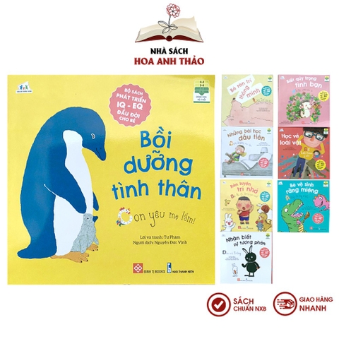 Sách - Bộ phát triển IQ EQ đầu đời cho bé nhiều chủ đề bồi dưỡng cảm xúc