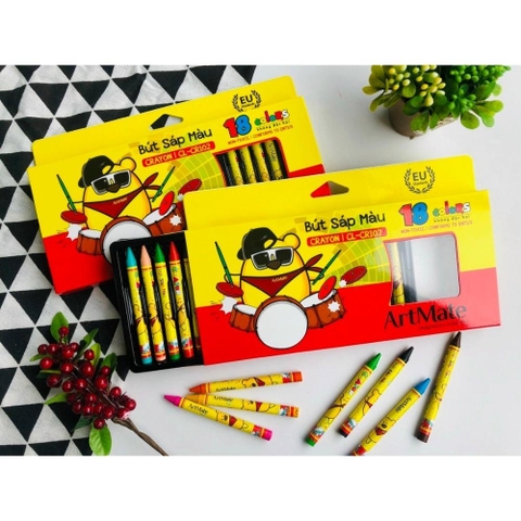 Bút Sáp Màu Siêu Sạch CLASSMATE 12-18-24 Chiếc , Bám Giấy Tốt Cho Bé Tập Tô