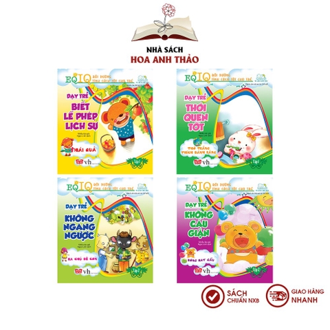 Sách - EQ IQ Bồi dưỡng tính cách tốt cho trẻ cùng con trưởng thành (nhiều chủ đề lẻ tuỳ chọn)