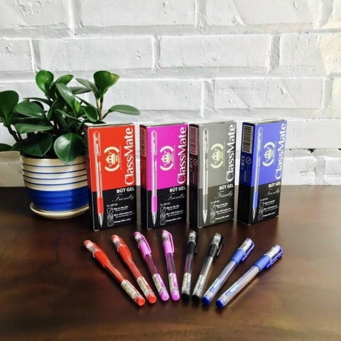 Bút gel , Bút bi nước classmate  CL-GP101 xanh/Đen/Tím/Đỏ
