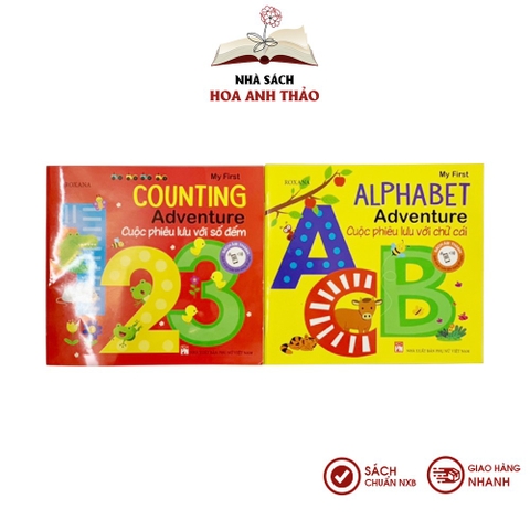 Sách - Cuộc phiêu lưu với số đếm và chữ cái cho bé