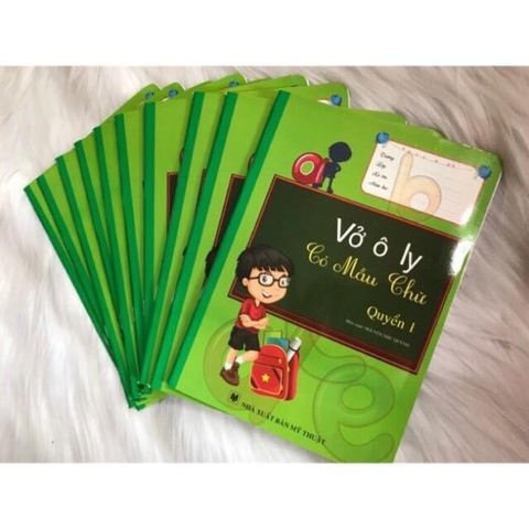 vở oly có mẫu chữ