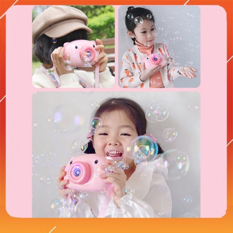 ĐỒ Chơi Máy Ảnh Thổi Bong Bóng tự động