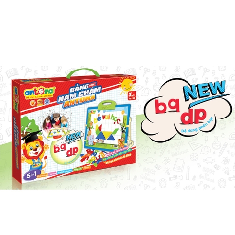 Đồ chơi Bảng nam châm Antona 5 trong 1