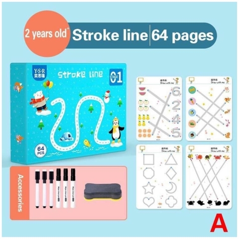 Tập tô vẽ thông minh xóa được