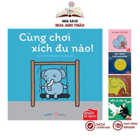 Sách - Ehon bé ngoan Tớ muốn ăn một con voi phát triển toàn diện cho bé 0-3 tuổi (Bộ 5 quyển)