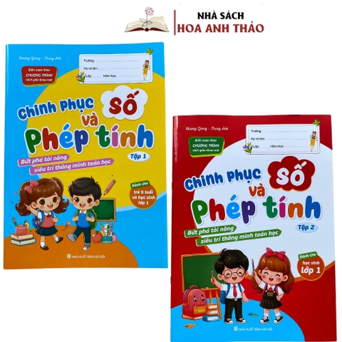 Sách - Combo Chinh phục số và phép tính Tập 1+2