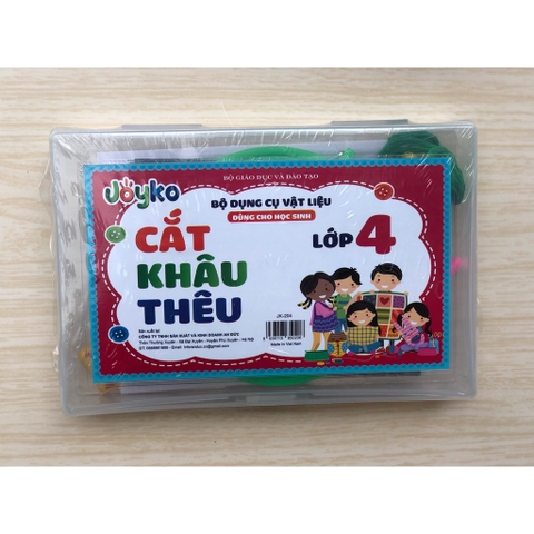 Bộ Cắt , Khâu , Thêu học môn Kỹ Thuật và Mỹ thuật