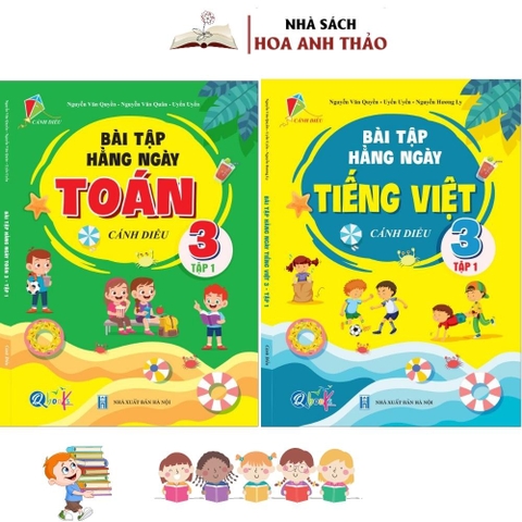 Sách-  BÀI TẬP HÀNG NGÀY TOÁN, TIẾNG VIỆT Lớp 3 CÁNH DIỀU KÌ 1