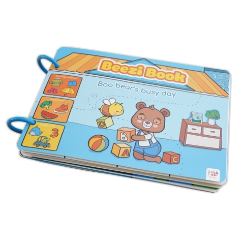 Học Liệu Bóc Dán Montessori  Busy Book Song Ngữ Anh Việt