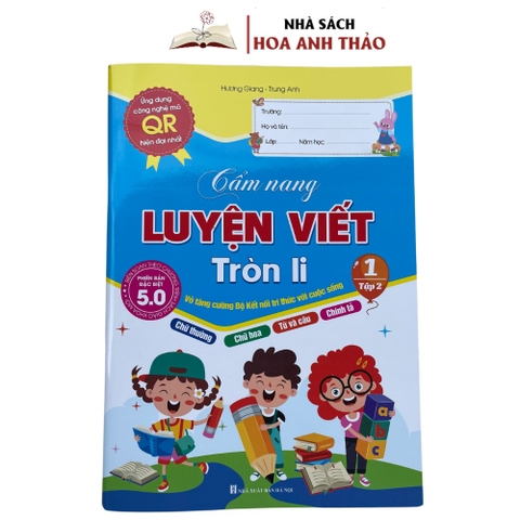 Sách - Cẩm Nang Luyện Viết Tròn Li Phiên Bản 5.0 Bộ Kết Nối