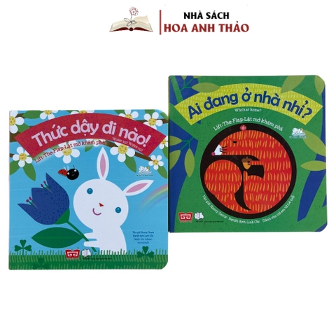 Sách - Lift The Flap Lật Mở Khám Phá Ai Đang Ở Nhà Nhỉ Và Thức Dậy Đi Nào
