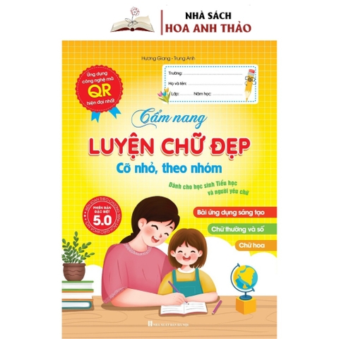 Sách - Cẩm Nang Luyện Viết Chữ Đẹp Cỡ Nhỏ, Theo Nhóm