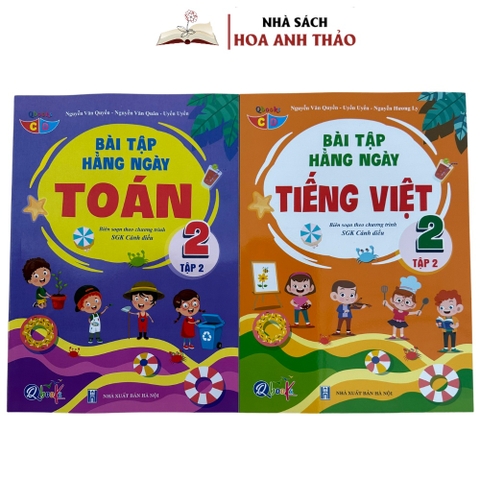 Sách - Bài Tập Hàng Ngày Toán Và Tiếng Việt Lớp 2 - Cánh Diều - Học Kì 2
