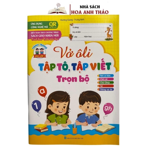 Sách - Vở Ô Li Tập Tô Tập Viết Trọn Bộ Hành Trang Vào Lớp 1