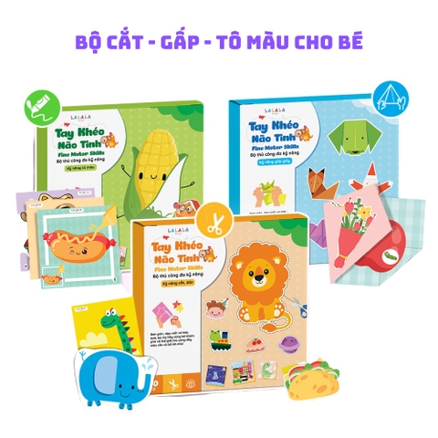 Bộ Cắt Giấy Thủ Công Lalala Baby
