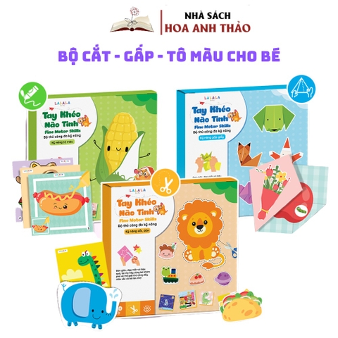 Bộ Cắt Giấy Thủ Công Lalala Baby