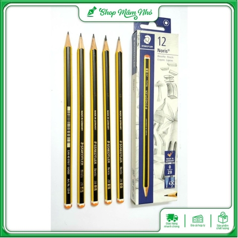 Bút Chì 2B Đức STAEDTLER Noris Sọc Vàng