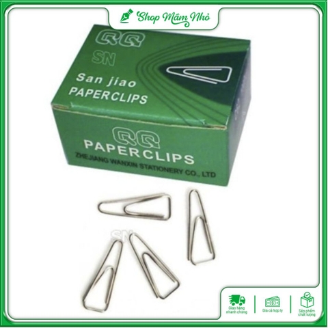 Combo 5 Hộp Ghim Cài C62 - Kẹp Tài Liệu Tam Giác