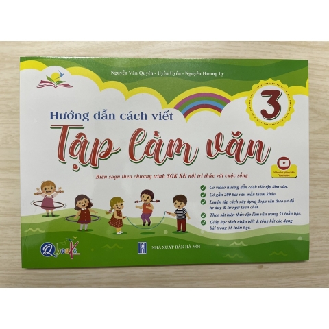 Sách - Hướng dẫn cách viết TẬP LÀM VĂN Lớp 3 - Kết nối tri thức với cuộc sống