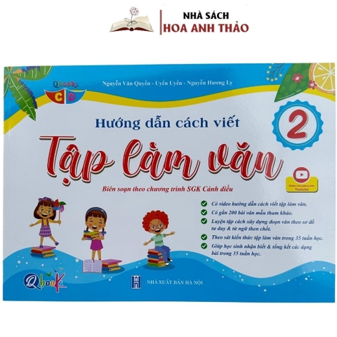 Sách - Hướng Dẫn Cách Viết Tập Làm Văn Lớp 2 - Cánh Diều