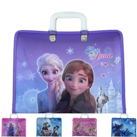 Cặp Nhựa Học Thêm 7 Ngăn Cho Bé