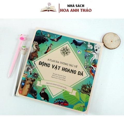 Sách - Atlas Đa Tương Tác Về Động Vật Hoang Dã