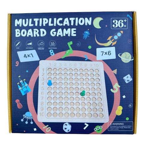 Bảng cửu chương gỗ 99 số