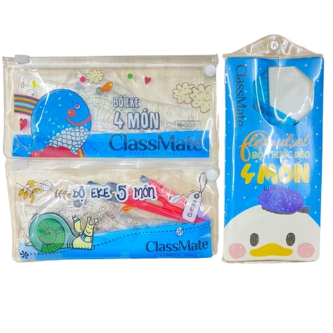 Bộ thước kẻ eke Classmate CL-RS103 - CL-RS104 - CL-RS401